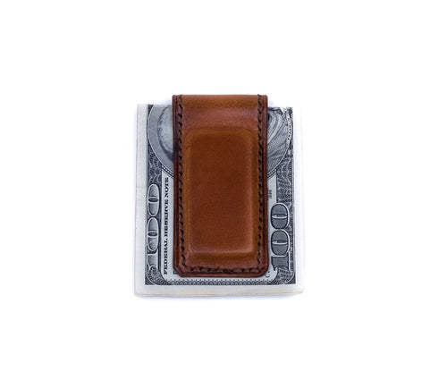 Hand Sewn Magnetic Money Clip