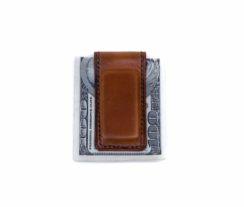Hand Sewn Magnetic Money Clip