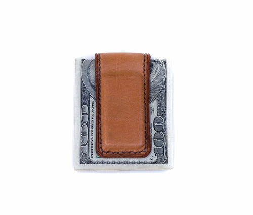 Hand Sewn Magnetic Money Clip
