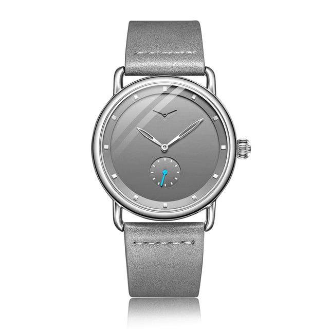 ONOLA Men's Quartz Wristwatch - Simple Leather Design